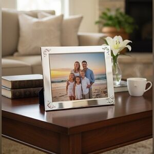 Reed & Barton tarnish free silver 8x10 plated pictures frame NIB